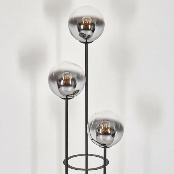 hofstein Gastor Lampadaire Noir, 3 lumières* Lampes Modernes