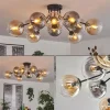 hofstein Gastor Plafonnier 83 cm Ambre, Clair, Fumé, 10 lumières* Lampes Modernes