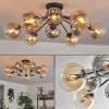 hofstein Gastor Plafonnier 91 cm Ambre, Clair, Fumé, 12 lumières* Lampes Modernes
