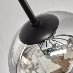 hofstein Gastor Plafonnier 83 cm Ambre, Clair, Fumé, 10 lumières* Lampes Modernes