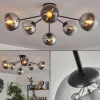 hofstein Gastor Plafonnier 74 cm Chrome, Clair, Fumé, 6 lumières* Lampes Modernes