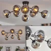 hofstein Gastor Plafonnier 87 cm Chrome, Clair, 8 lumières* Lampes En Verre