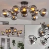 hofstein Gastor Plafonnier 83 cm Chrome, Clair, 10 lumières* Lampes En Verre