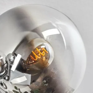 hofstein Gastor Plafonnier 83 cm Chrome, Clair, 10 lumières* Lampes En Verre