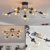 hofstein Gastor Plafonnier 87 cm Clair, 8 lumières* Lampes En Verre