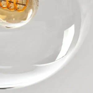 hofstein Gastor Plafonnier 74 cm Clair, 6 lumières* Lampes En Verre