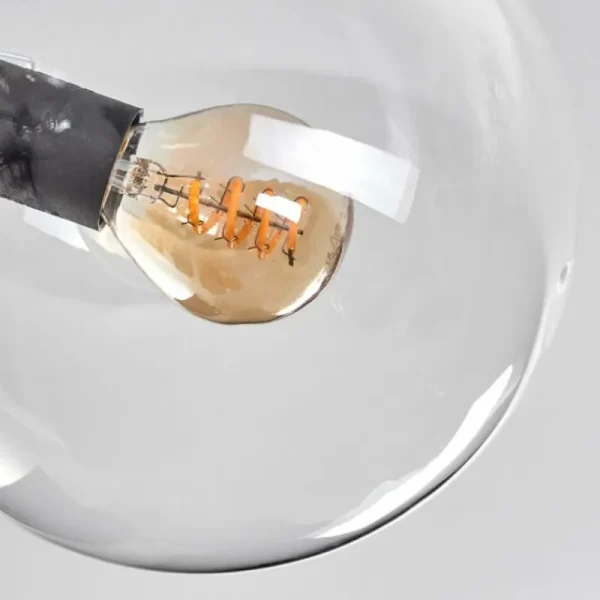 hofstein Gastor Plafonnier 87 cm Clair, 8 lumières* Lampes En Verre