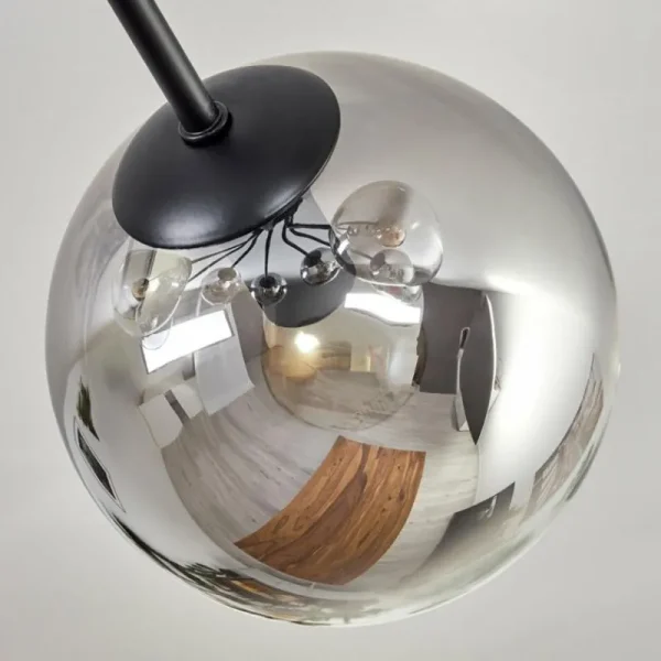 hofstein Gastor Plafonnier 87 cm Clair, Fumé, 8 lumières* Lampes Modernes