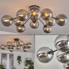 hofstein Gastor Plafonnier 83 cm Fumé, 10 lumières* Lampes Modernes
