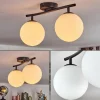 hofstein Gastor Plafonnier, Boule lumineuse Blanc, 2 lumières* Lampes En Verre