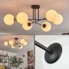 hofstein Gastor Plafonnier, Boule lumineuse Blanc, 6 lumières* Lampes En Verre