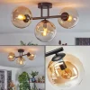 hofstein Gastor Plafonnier, Boule lumineuse Ambre, Clair, 3 lumières* Lampes En Verre