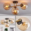 hofstein Gastor Plafonnier, Boule lumineuse 42 cm Or, Noir, 3 lumières* Lampes En Verre