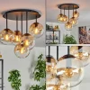 hofstein Gastor Plafonnier, Boule lumineuse 45 cm Ambre, Clair, 5 lumières* Lampes En Verre