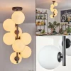 hofstein Gastor Plafonnier, Boule lumineuse Transparent, 8 lumières* Lampes En Verre