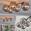 hofstein Gastor Plafonnier, Boule lumineuse Fumé, 5 lumières* Lampes Modernes