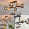 hofstein Gastor Plafonnier, Boule lumineuse Ambre, Clair, Fumé, 6 lumières* Lampes Modernes