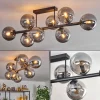 hofstein Gastor Plafonnier, Boule lumineuse Fumé, 8 lumières* Lampes Modernes