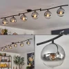 hofstein Gastor Plafonnier, Boule lumineuse Chrome, Clair, Fumé, 6 lumières* Lampes Modernes