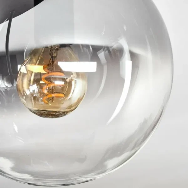 hofstein Gastor Plafonnier, Boule lumineuse 45 cm Clair, Fumé, 5 lumières* Lampes Modernes