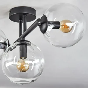 hofstein Gastor Plafonnier, Boule lumineuse Clair, 3 lumières* Lampes En Verre