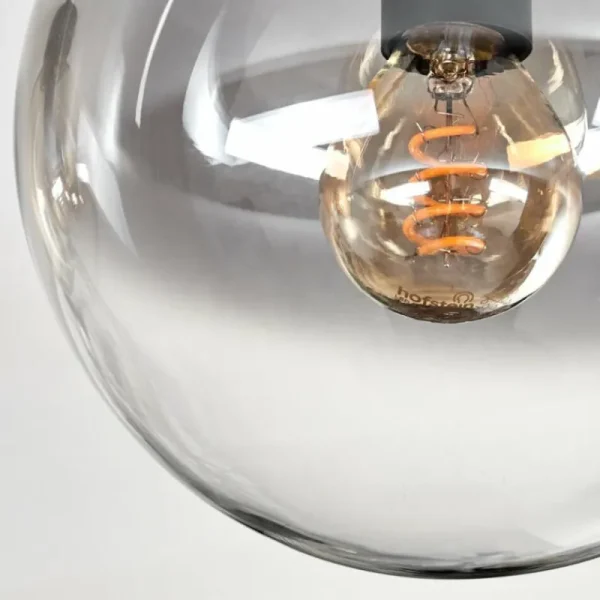 hofstein Gastor Plafonnier, Boule lumineuse Ambre, Clair, Fumé, 4 lumières* Lampes Modernes