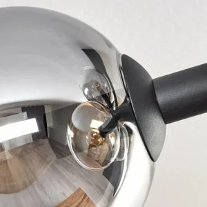 hofstein Gastor Plafonnier, Boule lumineuse Ambre, Clair, Fumé, 6 lumières* Lampes Modernes