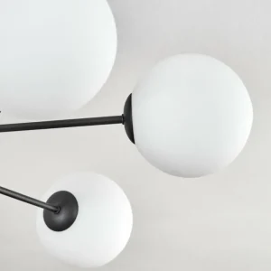 hofstein Gastor Plafonnier, Boule lumineuse Blanc, 6 lumières* Lampes En Verre