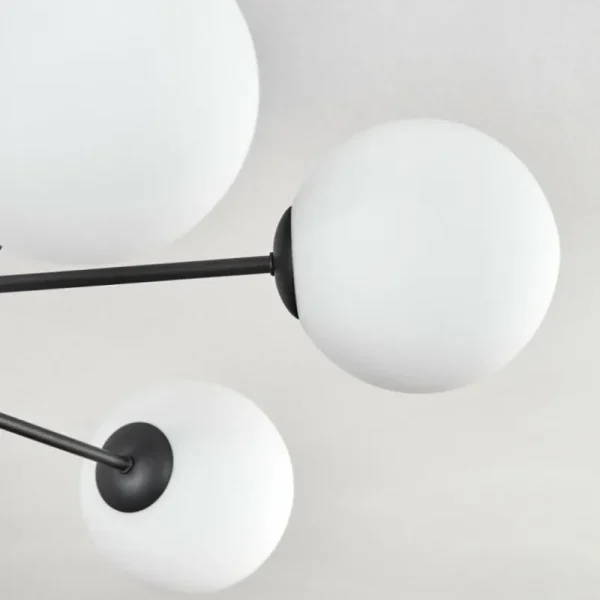 hofstein Gastor Plafonnier, Boule lumineuse Blanc, 6 lumières* Lampes En Verre