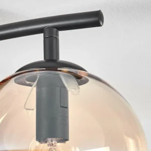 hofstein Gastor Plafonnier, Boule lumineuse Ambre, 2 lumières* Lampes En Verre