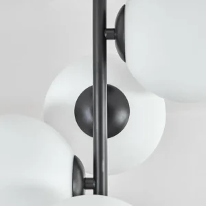 hofstein Gastor Plafonnier, Boule lumineuse Transparent, 4 lumières* Lampes En Verre