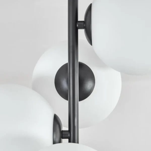 hofstein Gastor Plafonnier, Boule lumineuse Transparent, 4 lumières* Lampes En Verre