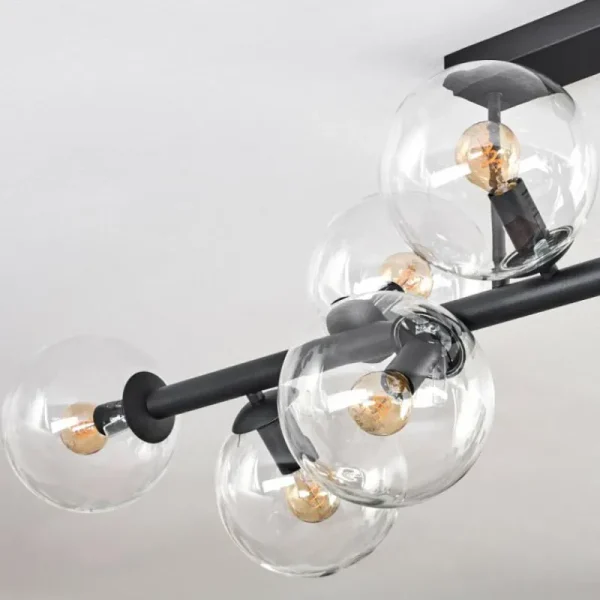 hofstein Gastor Plafonnier, Boule lumineuse Clair, 10 lumières* Lampes En Verre
