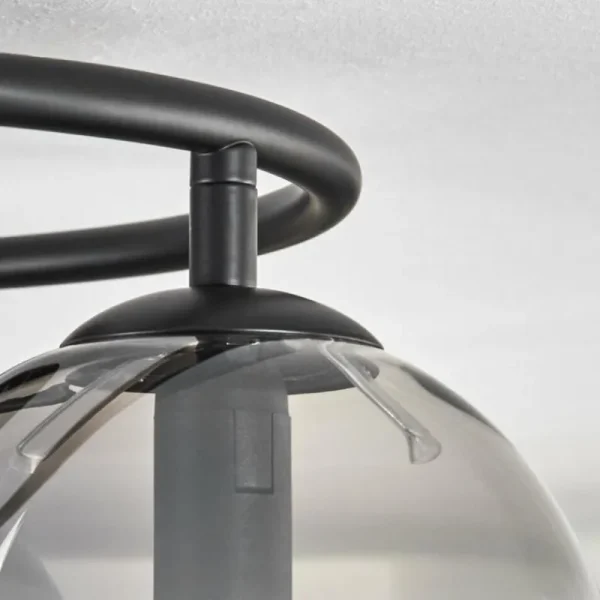 hofstein Gastor Plafonnier, Boule lumineuse 37 cm Ambre, Clair, Fumé, 3 lumières* Lampes Modernes