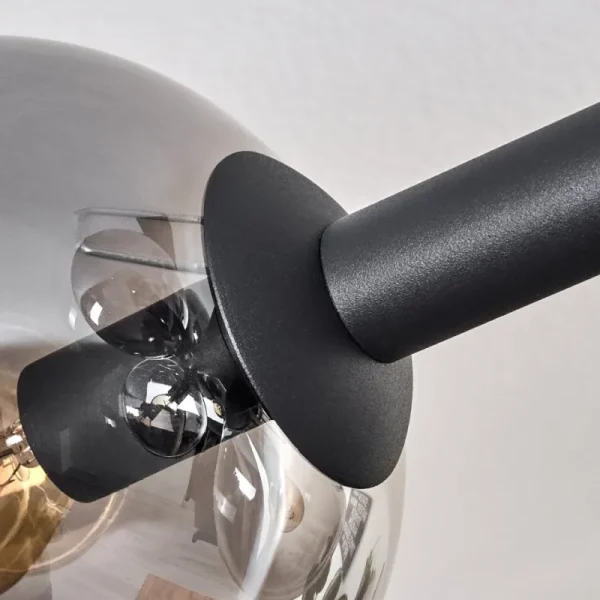 hofstein Gastor Plafonnier, Boule lumineuse Fumé, 8 lumières* Lampes Modernes