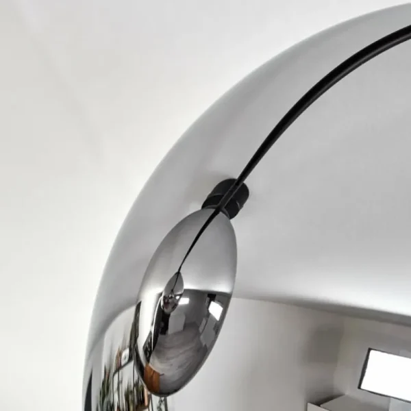 hofstein Gastor Plafonnier Chrome, Fumé, 4 lumières* Lampes Modernes