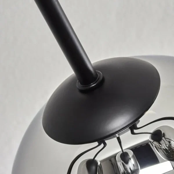 hofstein Gastor Plafonnier Chrome, Fumé, 6 lumières* Lampes Modernes