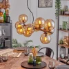 hofstein Gastor Suspension, Boule lumineuse, Suspension Ambre, 10 lumières* Lampes En Verre