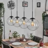 hofstein Gastor Suspension, Boule lumineuse, Suspension Clair, 4 lumières* Lampes En Verre