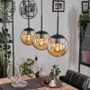 hofstein Gastor Suspension, Boule lumineuse Ambre, 3 lumières* Lampes En Verre