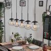 hofstein Gastor Suspension, Boule lumineuse, Suspension Clair, 5 lumières* Lampes En Verre