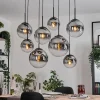 hofstein Gastor Suspension, Boule lumineuse, Suspension Clair, Fumé, 8 lumières* Lampes Modernes
