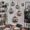 hofstein Gastor Suspension, Boule lumineuse 45 cm Noir, 5 lumières* Lampes Modernes