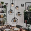 hofstein Gastor Suspension, Boule lumineuse 45 cm Noir, 5 lumières* Lampes Modernes