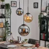 hofstein Gastor Suspension, Boule lumineuse 30 cm Ambre, Fumé, 3 lumières* Lampes Modernes
