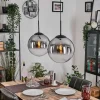 hofstein Gastor Suspension, Boule lumineuse Noir, 2 lumières* Lampes Modernes