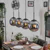 hofstein Gastor Suspension, Boule lumineuse, Suspension Fumé, 4 lumières* Lampes Modernes
