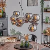 hofstein Gastor Suspension, Boule lumineuse, Suspension Chrome, Fumé, 10 lumières* Lampes Modernes