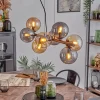 hofstein Gastor Suspension, Boule lumineuse, Suspension Ambre, Fumé, 8 lumières* Lampes Modernes