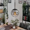 hofstein Gastor Suspension, Boule lumineuse Clair, Fumé, 1 lumière* Lampes Modernes